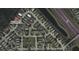 Aerial view of neighborhood surrounding 2555 Oneida Loop in Kissimmee, FL at 2555 Oneida Loop, Kissimmee, FL 34747