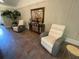 Elegant living room with comfortable seating and high ceilings at 5021 Harbor Hts, Lady Lake, FL 32159