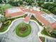 Community clubhouse and pool area from above at 3507 Tenby Cir, Clermont, FL 34711