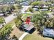 An aerial view of a home on a tree lined street in a well established neighborhood at 544 S Cottage Hill Rd, Orlando, FL 32805