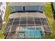 Aerial view of the house and pool area at 8831 Interlocking Ct, Davenport, FL 33896