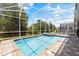 Private screened pool and spa with patio at 8831 Interlocking Ct, Davenport, FL 33896