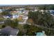 Aerial view of a residential neighborhood with new construction at 124 Lake Dr, Oviedo, FL 32765