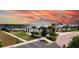 View of the spacious clubhouse featuring lush landscaping and convenient parking at 4904 W Fountainwood Dr, St Cloud, FL 34772