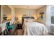 Inviting bedroom with custom dog-themed décor, neutral walls, and comfortable bedding at 2755 San Marco Way, Winter Haven, FL 33884
