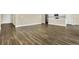 Hardwood floors throughout this open concept living area at 7367 Catania Loop, Clermont, FL 34714