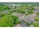 Aerial view of a property, highlighting its location within a residential neighborhood near a lake at 706 Santee Terre Ln, Winter Garden, FL 34787