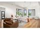 Bright living area with modern decor, views of the pool, and natural light at 4029 Isabella Cir, Windermere, FL 34786
