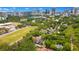 Expansive view of the neighborhood, showcasing a central lake and surrounding cityscape at 809 E Ridgewood St, Orlando, FL 32803