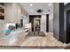 Open-concept kitchen with granite countertops, stainless steel appliances, and plenty of counter space at 809 E Ridgewood St, Orlando, FL 32803
