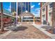 Charming brick-paved Wall Street Plaza, offering outdoor seating and a vibrant downtown Orlando atmosphere at 809 E Ridgewood St, Orlando, FL 32803