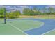 Well-maintained basketball court with blue and green surface, perfect for recreational activities at 745 Asturias Rd, Davenport, FL 33837