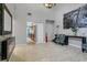 Bright and airy living room with vaulted ceilings, stone accent wall, and modern decor at 716 Saint Matthew Cir, Altamonte Springs, FL 32714