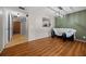 Dining room with laminate floors, pendant lighting, and views through to the kitchen area at 158 Maitland Ave, Altamonte Springs, FL 32701