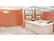 Bathroom with tile flooring and a sink with cabinet at 2545 S Atlantic Ave # 2107-2108, Daytona Beach Shores, FL 32118