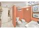 Bathroom featuring a toilet, bidet, sink and tile flooring at 2545 S Atlantic Ave # 2107-2108, Daytona Beach Shores, FL 32118