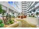 Bright lobby area with a unique water feature and plenty of seating at 2545 S Atlantic Ave # 2107-2108, Daytona Beach Shores, FL 32118