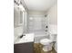 Clean and updated bathroom with a tub/shower combo at 1111 28Th Nw St, Winter Haven, FL 33881