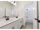 Bathroom features double vanity, modern fixtures, and bathtub/shower combo at 2138 Forest Cir # 32, Orlando, FL 32803