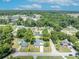 Aerial view of single Gathering home and lot at 5018 Se 106Th Pl, Belleview, FL 34420