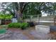 Backyard with storage and landscaping at 809 Florida Pkwy, Kissimmee, FL 34743