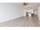 Spacious living room featuring hardwood floors and an open floor plan at 150 E Robinson St # 1709, Orlando, FL 32801