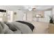 Spacious and bright main bedroom with plush carpeting, built-in storage, and an en-suite bathroom at 2748 Clinton Heights Ct, Oviedo, FL 32765