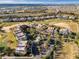 Aerial view of community with parking and green space at 748 Desert Mountain Ct, Reunion, FL 34747