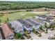 Aerial view of homes near golf course at 748 Desert Mountain Ct, Reunion, FL 34747