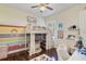 Charming bedroom with a built-in bunk bed and playful decor at 32619 View Haven Ln, Sorrento, FL 32776