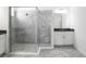 Modern bathroom with a walk-in shower at 4672 Ackee Rd, Kissimmee, FL 34758