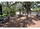 Brick paved patio with tables and chairs at 612 Maple Oak Cir # 108, Altamonte Springs, FL 32701