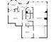 Schematic of the second floor, showing the arrangement of bedrooms and living spaces at 9 Stone Gate N, Longwood, FL 32779