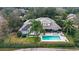 Luxury home with pool and large backyard, located near a golf course at 25515 Hawks Run Ln, Sorrento, FL 32776