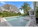 Inviting rectangular pool with brick patio at 25515 Hawks Run Ln, Sorrento, FL 32776