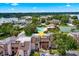 Aerial view of condo community, highlighting unit location near pool and tennis court at 206 Orienta Point St # 206, Altamonte Springs, FL 32701