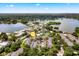 Aerial view showing condo location near lake and community amenities at 206 Orienta Point St # 206, Altamonte Springs, FL 32701