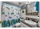 Bathroom with a sea-themed shower curtain at 206 Orienta Point St # 206, Altamonte Springs, FL 32701