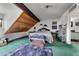 Main bedroom with a sloped ceiling and wood paneling at 206 Orienta Point St # 206, Altamonte Springs, FL 32701