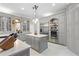 Gourmet kitchen features stainless steel appliances and an expansive island at 222 Acadia Ter, Celebration, FL 34747