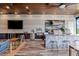 Upscale outdoor kitchen with granite countertops and high-end appliances at 222 Acadia Ter, Celebration, FL 34747