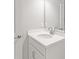 Stylish bathroom vanity with a white countertop, undermount sink and modern hardware at 1231 Teal Creek Dr, St Cloud, FL 34771