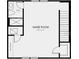 Upper floor plan featuring a spacious game room and bath at 5239 Kildare Pl, St Cloud, FL 34771