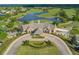 Community clubhouse with landscaping and parking at 10747 Belfry Cir, Orlando, FL 32832