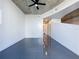 Clean and modern bedroom with tiled floor and ensuite access at 155 S Court Ave # 1610, Orlando, FL 32801