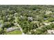 Scenic aerial perspective of home amidst a lush, established neighborhood at 5100 Linwood Cir, Sanford, FL 32771