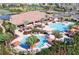 Resort-style pool with expansive deck and community clubhouse at 2310 Hamilton Ridge Rd, Clermont, FL 34715