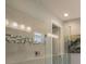 Modern shower with glass enclosure and stylish tile detail at 2310 Hamilton Ridge Rd, Clermont, FL 34715