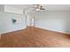 Spacious living room features vaulted ceilings and abundant natural light at 7856 Habersham Dr, Lakeland, FL 33810