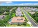 Beautiful aerial shot of the neighborhood with well-manicured lawns and stunning homes at 10193 Brocksport Cir, Gotha, FL 34734